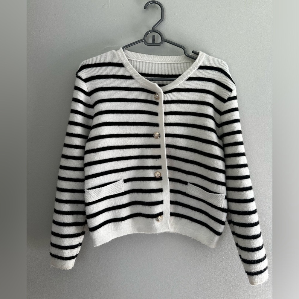 Striped cardigan